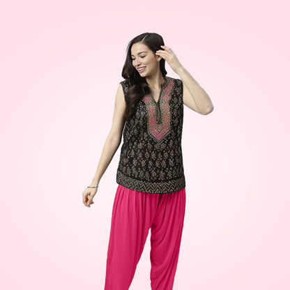 Luxuriously Soft Viscose Rayon Patiala Pants for Women - Rani