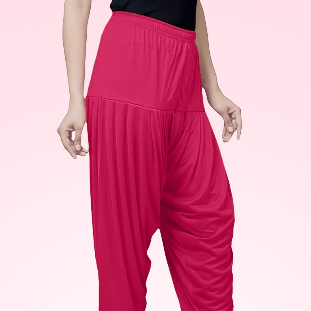 Luxuriously Soft Viscose Rayon Patiala Pants for Women - Rani